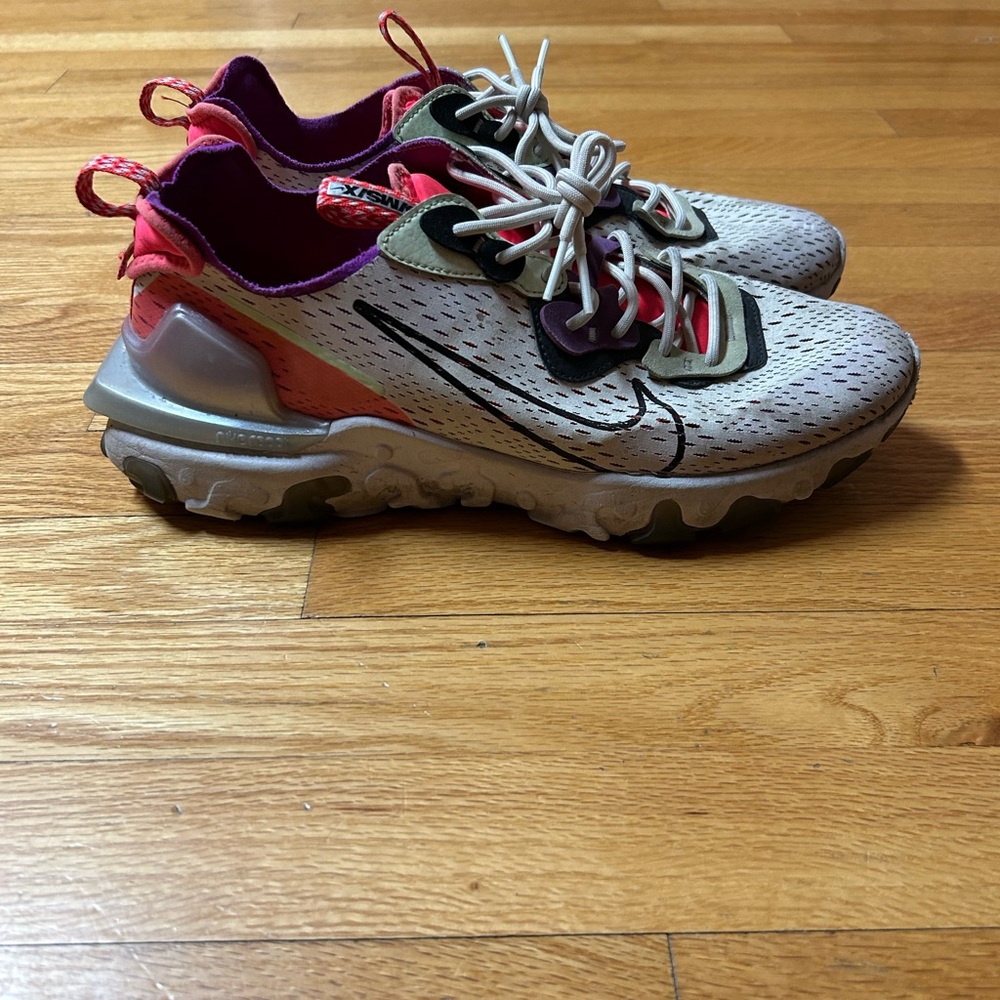 Nike React Vision Sneakers - White and Pink